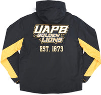 Big Boy Arkansas At Pine Bluff Golden Lions S8 Mens Windbreaker Jacket [Black]