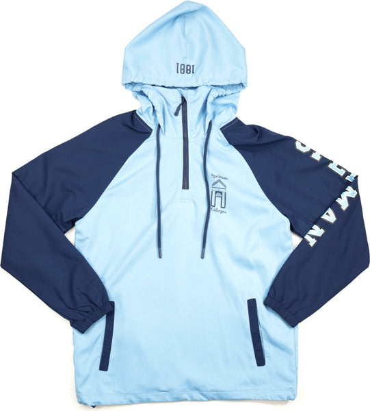 Big Boy Spelman College S4 Womens Anorak Jacket [Navy Blue]