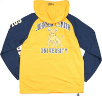 Big Boy Johnson C. Smith Golden Bulls S4 Womens Anorak Jacket [Navy Blue]
