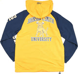 Big Boy Johnson C. Smith Golden Bulls S4 Womens Anorak Jacket [Navy Blue]