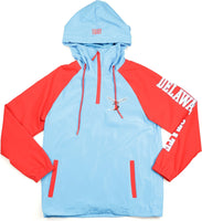 Big Boy Delaware State Hornets S4 Womens Anorak Jacket [Red]