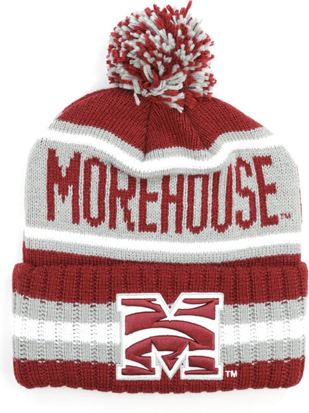 Big Boy Morehouse Maroon Tigers S254 Beanie With Ball [Maroon]
