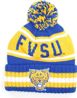 Big Boy Fort Valley State Wildcats S254 Beanie With Ball [Royal Blue]