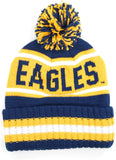 Big Boy Coppin State Eagles S254 Beanie With Ball [Navy Blue]