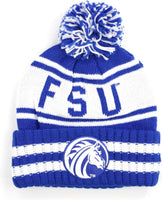 Big Boy Fayetteville State Broncos S254 Beanie With Ball [Royal Blue]