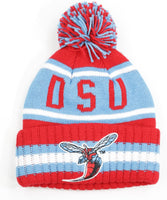 Big Boy Delaware State Hornets S254 Beanie With Ball [Red]