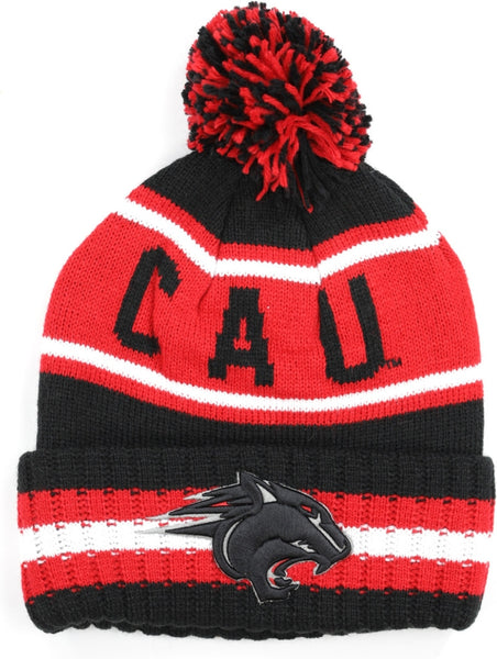 Big Boy Clark Atlanta Panthers S254 Beanie With Ball [Black]