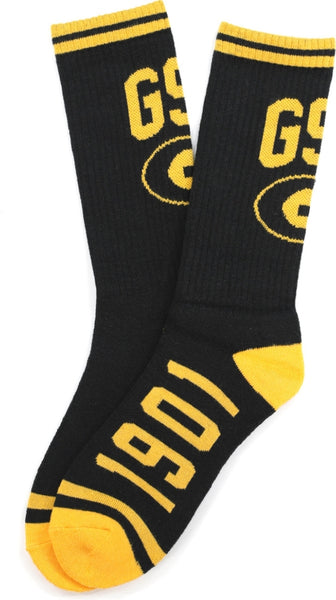 Big Boy Grambling State Tigers S5 Mens Athletic Socks [Black]