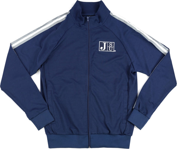Big Boy Jackson State Tigers S6 Mens Jogging Suit Jacket [Navy Blue]