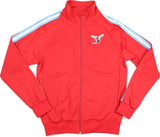 Big Boy Delaware State Hornets S6 Mens Jogging Suit Jacket [Red]