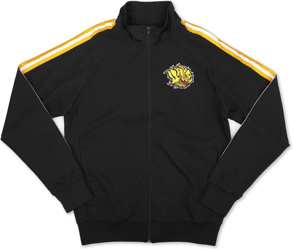Big Boy Arkansas At Pine Bluff Golden Lions S6 Mens Jogging Suit Jacket [Black]