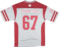 Big Boy Morehouse Maroon Tigers S14 Mens Football Jersey [Grey]