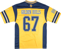 Big Boy Johnson C. Smith Golden Bulls S14 Mens Football Jersey [Gold]