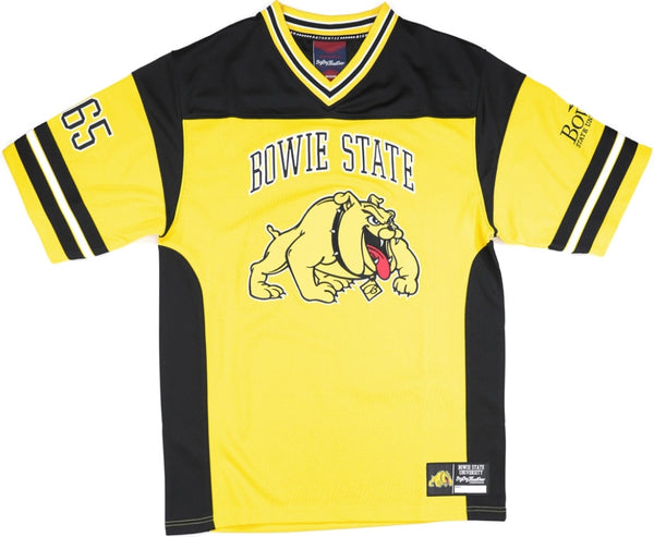 Big Boy Bowie State Bulldogs S14 Mens Football Jersey [Gold]