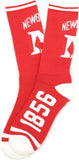 Big Boy Newberry Wolves S5 Mens Athletic Socks [Red]