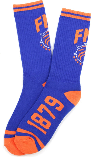 Big Boy Florida Memorial Lions S5 Mens Athletic Socks [Royal Blue]