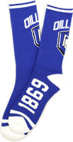Big Boy Dillard Bleu Devils S5 Mens Athletic Socks [Royal Blue]