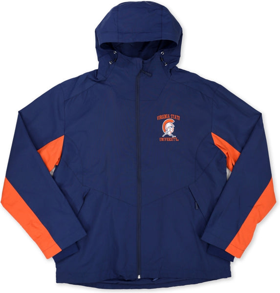 Big Boy Virginia State Trojans S8 Mens Windbreaker Jacket [Navy Blue]
