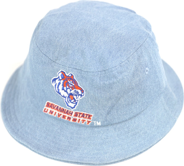 Big Boy Savannah State Tigers S148 Bucket Hat [Denim Blue]