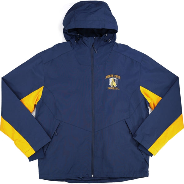 Big Boy Johnson C. Smith Golden Bulls S8 Mens Windbreaker Jacket [Navy Blue]