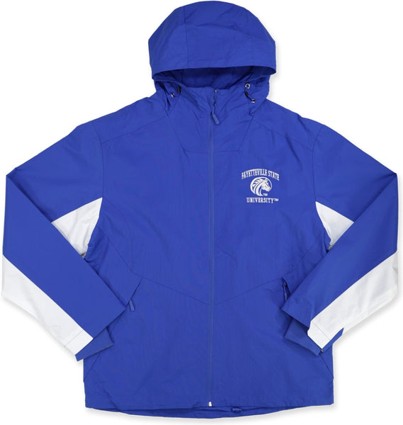 Big Boy Fayetteville State Broncos S8 Mens Windbreaker Jacket [Royal Blue]