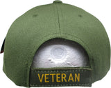 World War II + Korea War Veteran Shadow Mens Cap [Baseball Cap - Olive Green]