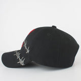 POW MIA Barbed Wire Mens Cap [Black/Red]