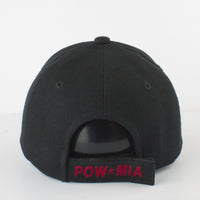 POW MIA Barbed Wire Mens Cap [Black/Red]