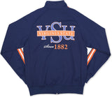 Big Boy Virginia State Trojans S6 Mens Jogging Suit Jacket [Navy Blue]