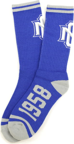 Big Boy New Orleans Privateers S5 Athletic Mens Socks [Royal Blue]