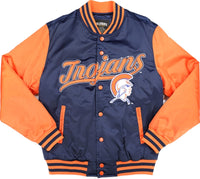 Big Boy Virginia State Trojans S7 Light Weight Mens Baseball Jacket [Navy Blue]