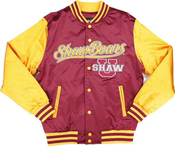 Big Boy Shaw Bears S7 Light Weight Mens Baseball Jacket [Maroon]