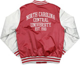 Big Boy North Carolina Central Eagles S7 Light Weight Mens Baseball Jacket [Maroon]