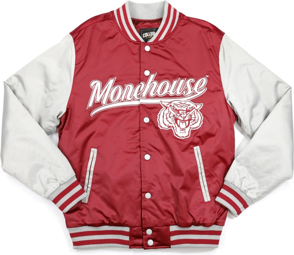 Big Boy Morehouse Maroon Tigers S7 Light Weight Mens Baseball Jacket [Maroon]