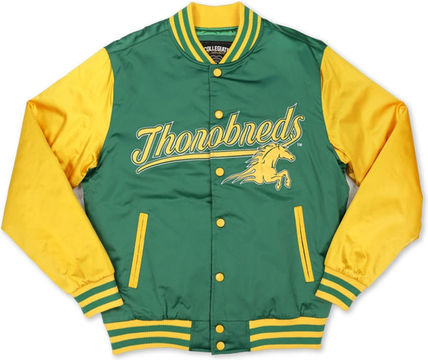 Big Boy Kentucky State Thorobreds S7 Light Weight Mens Baseball Jacket [Green]