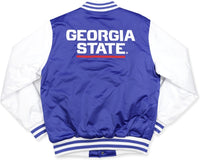 Big Boy Georgia State Panthers S7 Light Weight Mens Baseball Jacket [Royal Blue]