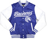 Big Boy Fayetteville State Broncos S7 Light Weight Mens Baseball Jacket [Royal Blue]