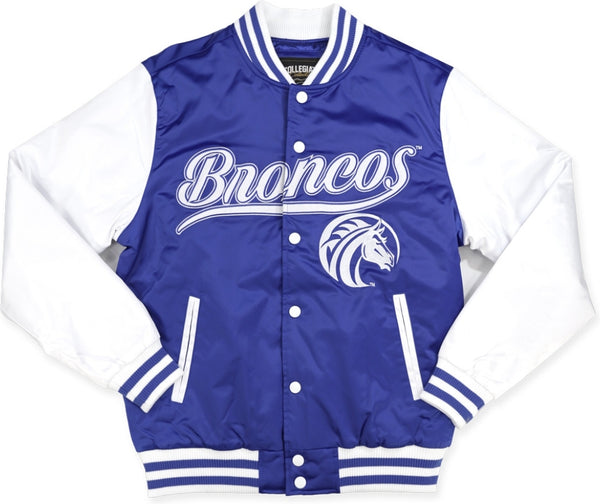 Big Boy Fayetteville State Broncos S7 Light Weight Mens Baseball Jacket [Royal Blue]