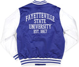 Big Boy Fayetteville State Broncos S7 Light Weight Mens Baseball Jacket [Royal Blue]