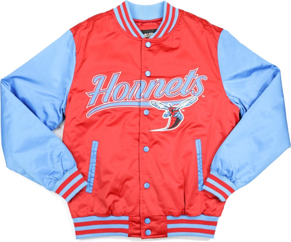 Big Boy Delaware State Hornets S7 Light Weight Mens Baseball Jacket [Red]
