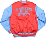Big Boy Delaware State Hornets S7 Light Weight Mens Baseball Jacket [Red]