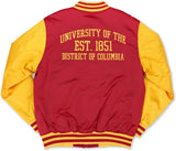Big Boy District Of Columbia Firebirds S7 Light Weight Mens Baseball Jacket [Crimson Red]