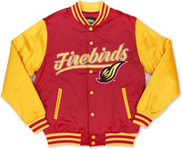 Big Boy District Of Columbia Firebirds S7 Light Weight Mens Baseball Jacket [Crimson Red]