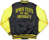 Big Boy Bowie State Bulldogs S7 Light Weight Mens Baseball Jacket [Black]