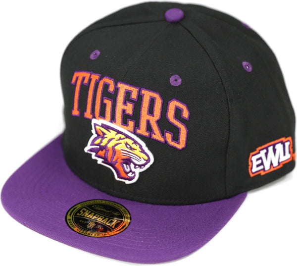 Big Boy Edward Waters Tigers S144 Mens Snapback Cap [Black]