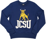 Big Boy Johnson C. Smith Golden Bulls S4 Mens Sweatshirt [Navy Blue]