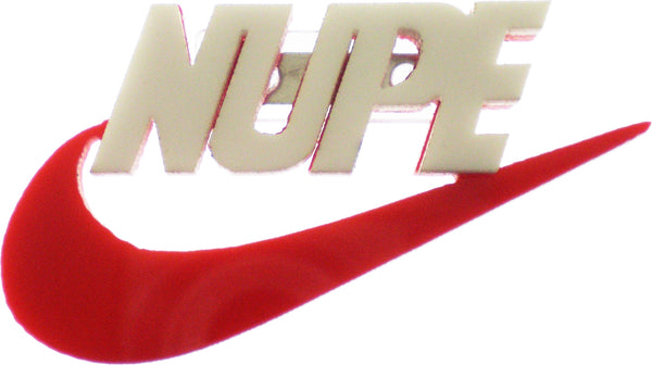 Kappa Alpha Psi - Nupe Acrylic Symbol Pin [White/Red]