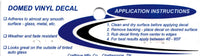 Zeta Phi Beta Domed Decal Sticker [Silver]