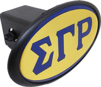 Sigma Gamma Rho Domed Hitch Cover [Black]