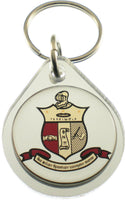 Kappa Alpha Psi Domed Crest Key Chain [Silver]